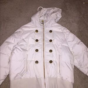 MOVING SALE!!  White Baby Phat Puff Jacket